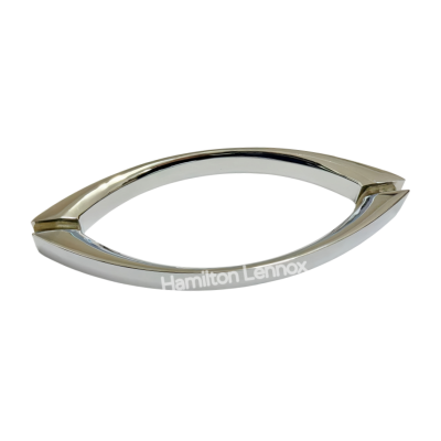 Shower Door Handle - 145mm Double Curved